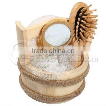 Natural Wooden bathroom accessories