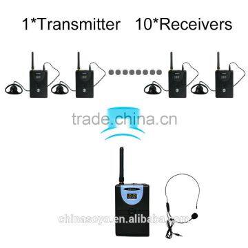 TP-Wireless Tour Guide System Wireless Simultaneous Translation System 1 transmitter 10 Receivers