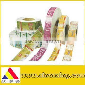 xiamen food adhesive stickers self adhensive stickers UHF label