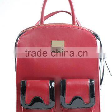 Women leather backpack of alibaba china