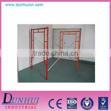 Door type step gate open end frame scaffold