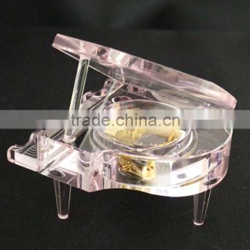 Wholesale Crystal Piano figurines Souvnier Music Box Wedding Gifts