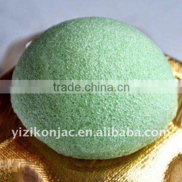 Green tea konjac sponge (all shapes)