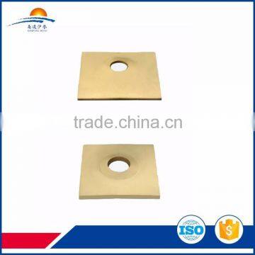 Nut plate for FRP hollow self-drilling bolt