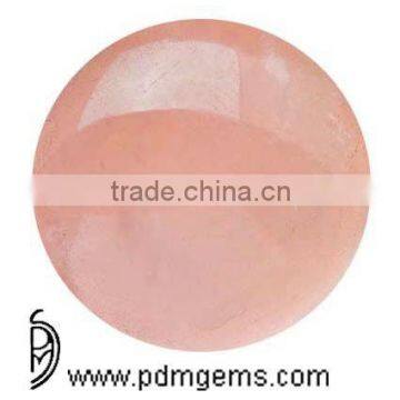 5 MM Cabochon Round Rose Quartz