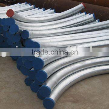 Galvanized steel bend