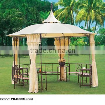 Waterproof fabric Outdoor garden gazebo tent with mosquito net used gazebo for sale