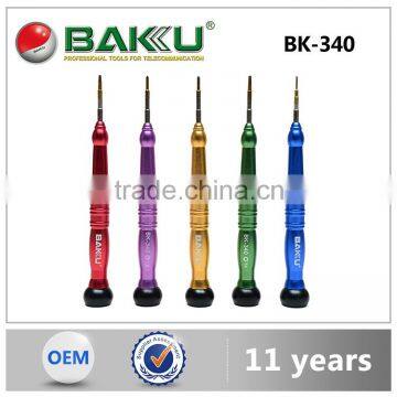 BAKU high quality product Types of Screwdrivers mini precision slotted screwdriver set BK-340