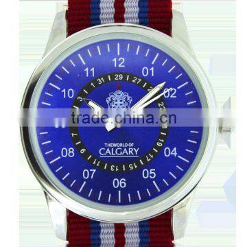 Calgary Watches San Marine 1950s, White, Blue and Red photo-3