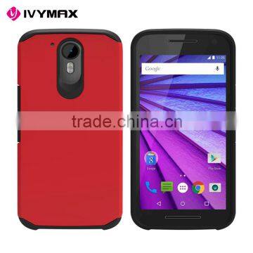 Top sale wholesale hybrid combo case for Motorola Moto G4 Plus