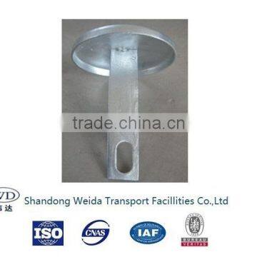 Highway Used Road Crash Barriers Round Fence Pillar Caps photo-4