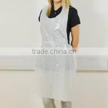 disposable plastic transparent,white,green,blue apron,used in kitchen,house cleaning