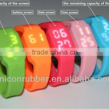 Hot sales silicone LED watch USB disk