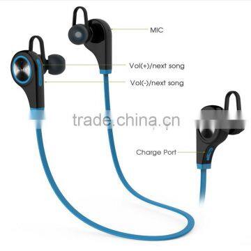 Factory directly supply wireless Q9 bluetooth headset v4.0 in ear headset