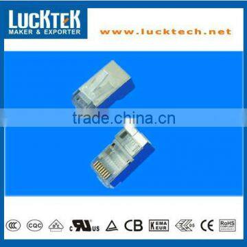 8P8C CAT5E FTP PLUG WITHOUT STRAIN RELIEF