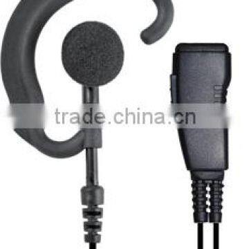 PMR DMR Two way radio walkie talkie G hook ear hook PTT PTT headset earphone earpiece for EADS Cassidian Airbus