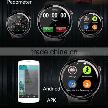 2015 New Smart Watch T3 Smartwatch Support SIM SD Card Bluetooth GPS SMS MP3 MP4 USB For Android and Phone Heart Rate Monitor photo-4