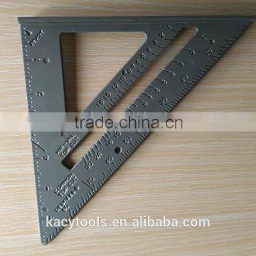 7'' Aluminum Square Angle Protractor/Triangular Rafter Try Square Ruler Adjustable Square Ruler photo-2