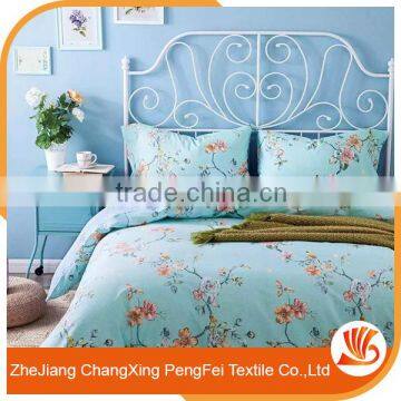 Wholesale top quality textile custom printed bed sheet with low price