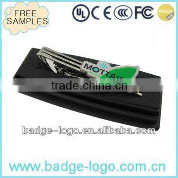 enamel metal custom bolo tie clips