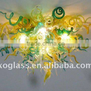 decorative art glass ceiling light xo-201113 and glass ceiling light and glass ceiling decoration