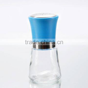 Glass Spice Jar With Colored Lid