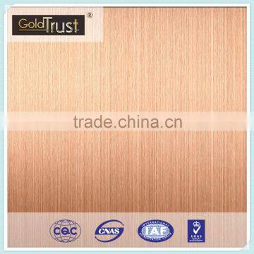 China supplier free samples 304 Pvd Color Coating Stainless Steel Sheet for Elevator