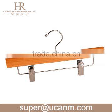 HRW-GT30BN flat wooden hanger