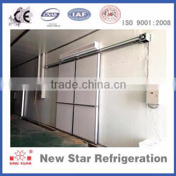 Cold room strong sliding doors with polyurethane