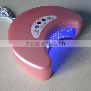 2014 NEW 12W uv led lamp nail gel curing uv lamp