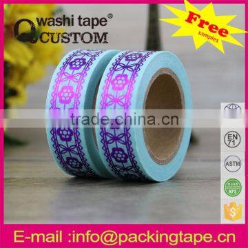 Assorted designs hot sale decorative Foil Paper Tape china market