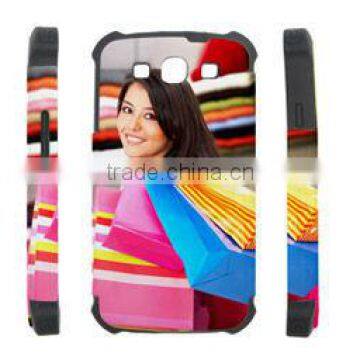 blank cell phone case Dual-Protective 3D Phone Case for Samsung S3