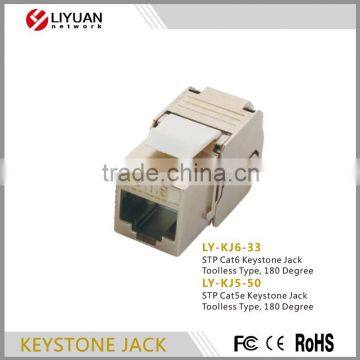 LY-KJ6-33 Telecommunication RJ45 utp Cat6 Keystone Jack ,3M volition keystone rj45 cat6