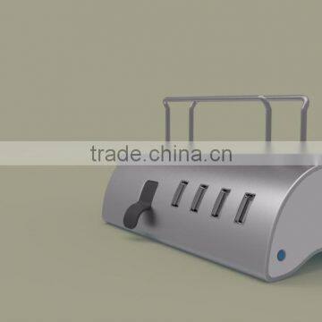 Dolphin USB Charging Station 5 Port and Holder Stand for Tablets and Smart Phones photo-3