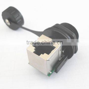 90 degree right angled waterproof RJ45 Connector