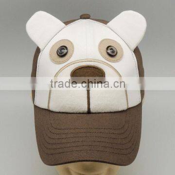 Soft 100% cotton animal bear children hats