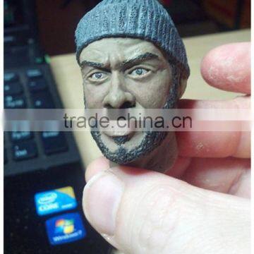 Figure head, plastic figure head, OEM action figure head