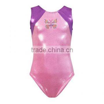 Crystal rhinestone gymnastic leotard Competition leotard