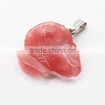 Natural Bulk Semi-precious Red Gemstone Pendant,YiWu Factory Price photo-6