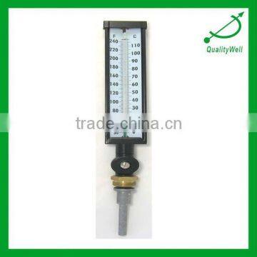 Adjustable glass thermometer