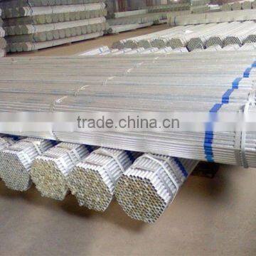 BS1387/ASTM A53 Hot Dip Galvanized Steel Pipe