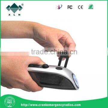 Solar Power Rechargeable Led Flashlight With fm Radio photo-2