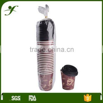 8oz custom design single wall paper cups for coffee