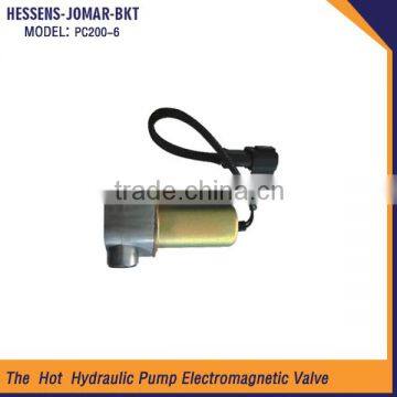 Hot selling PC200-6 hydraulic solenoid valve 24 volt for excavator