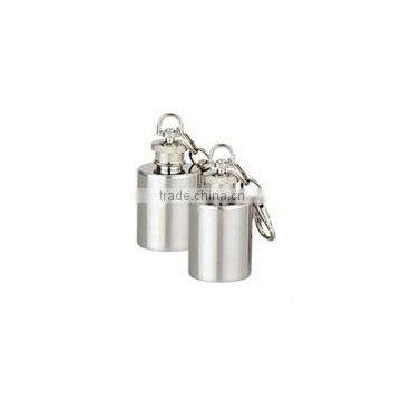 mirror grinding stainless steel keychain flask