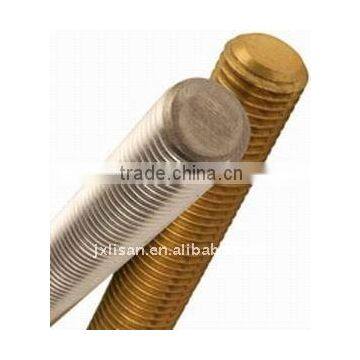 yellow zinc plated threaded rod