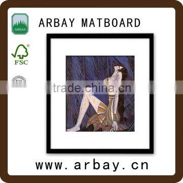 Custom Wholesale High Grade Acid-free Unfinished Wood Frame Matboard photo-5
