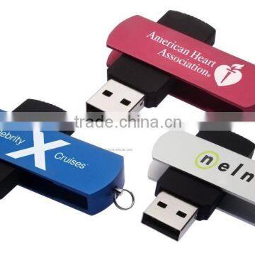 Cheapest Price Promotional Gift Swivel usb with keychain, mini usb with custom logo, swivel usb flash drive