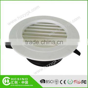 Wall Mounted ABS Round Adjustable Green Air Conditioning Vent Diffuser /Air Diffuser / Air Outlet photo-4