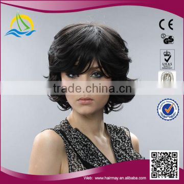 brazilian style high simulate human hair curly wig for white women